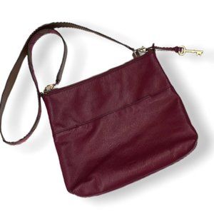 Fossil Purse Plum Purple Crossbody